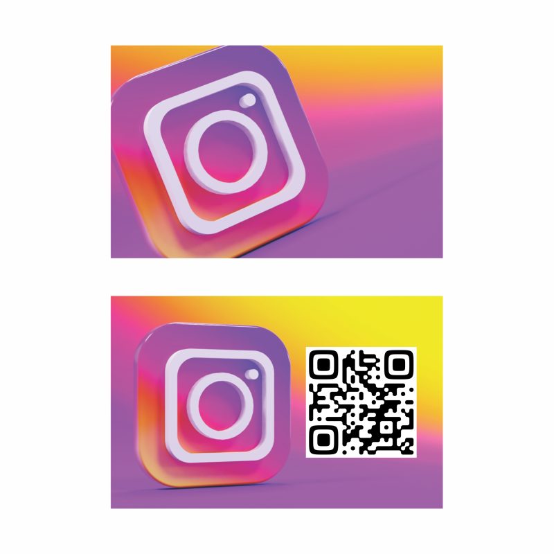 Instagram карта с QR код