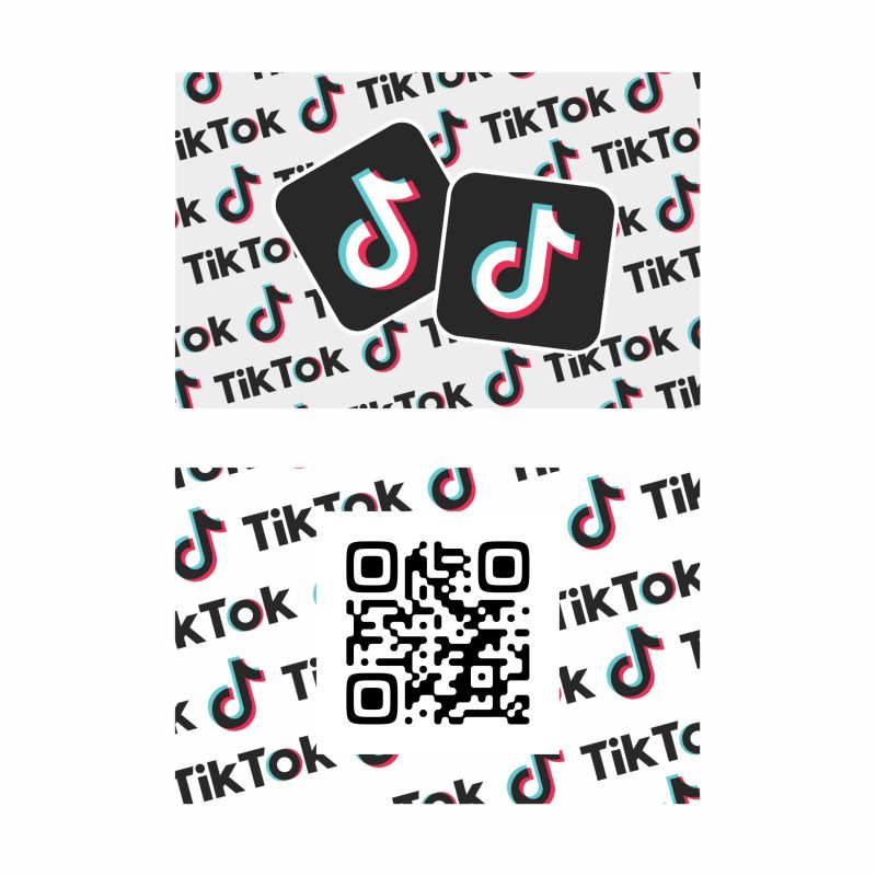 TikTok карта с QR код